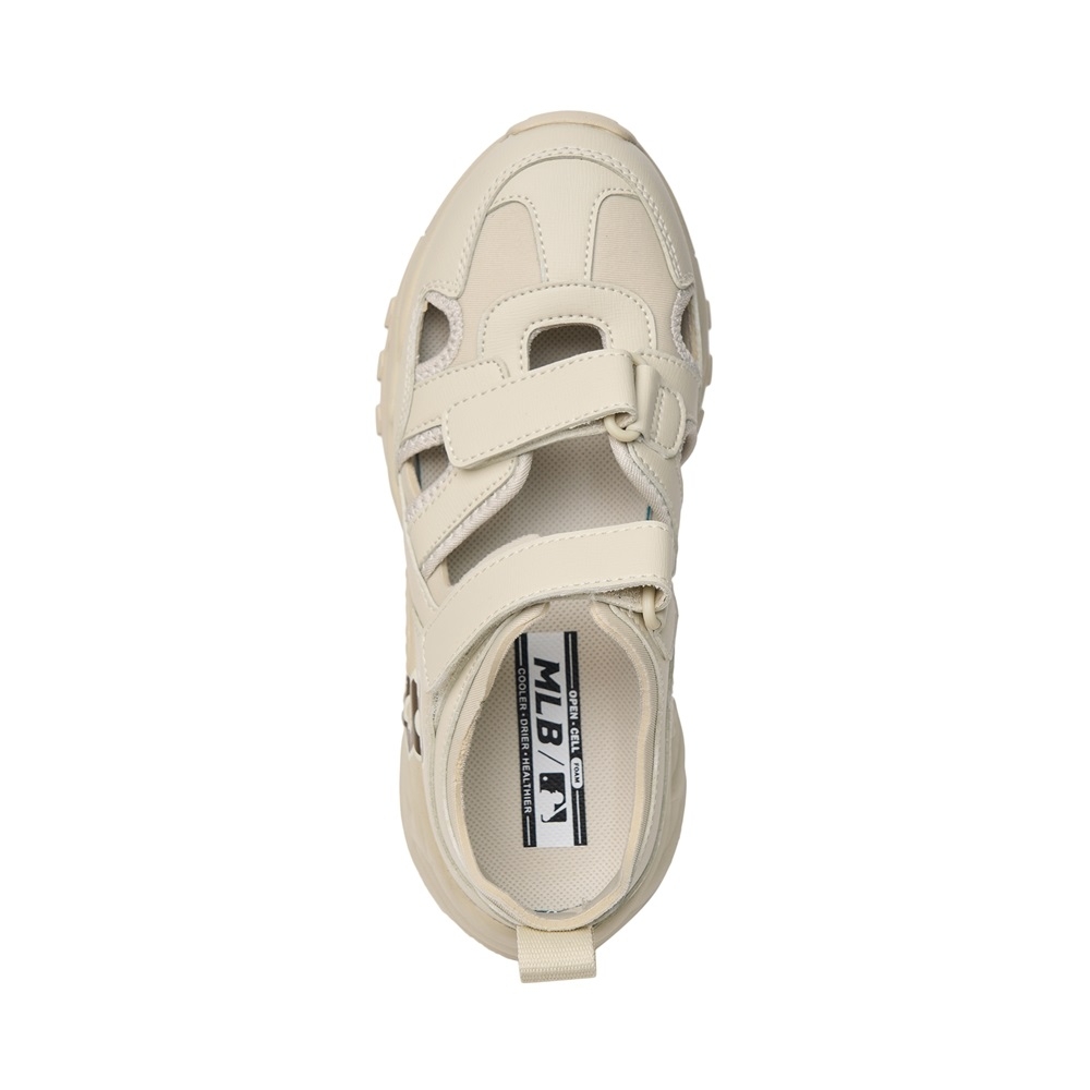 Sandals MLB Korea [Women's Size] BigBall Chunky Mask Boston Red Sox Beige