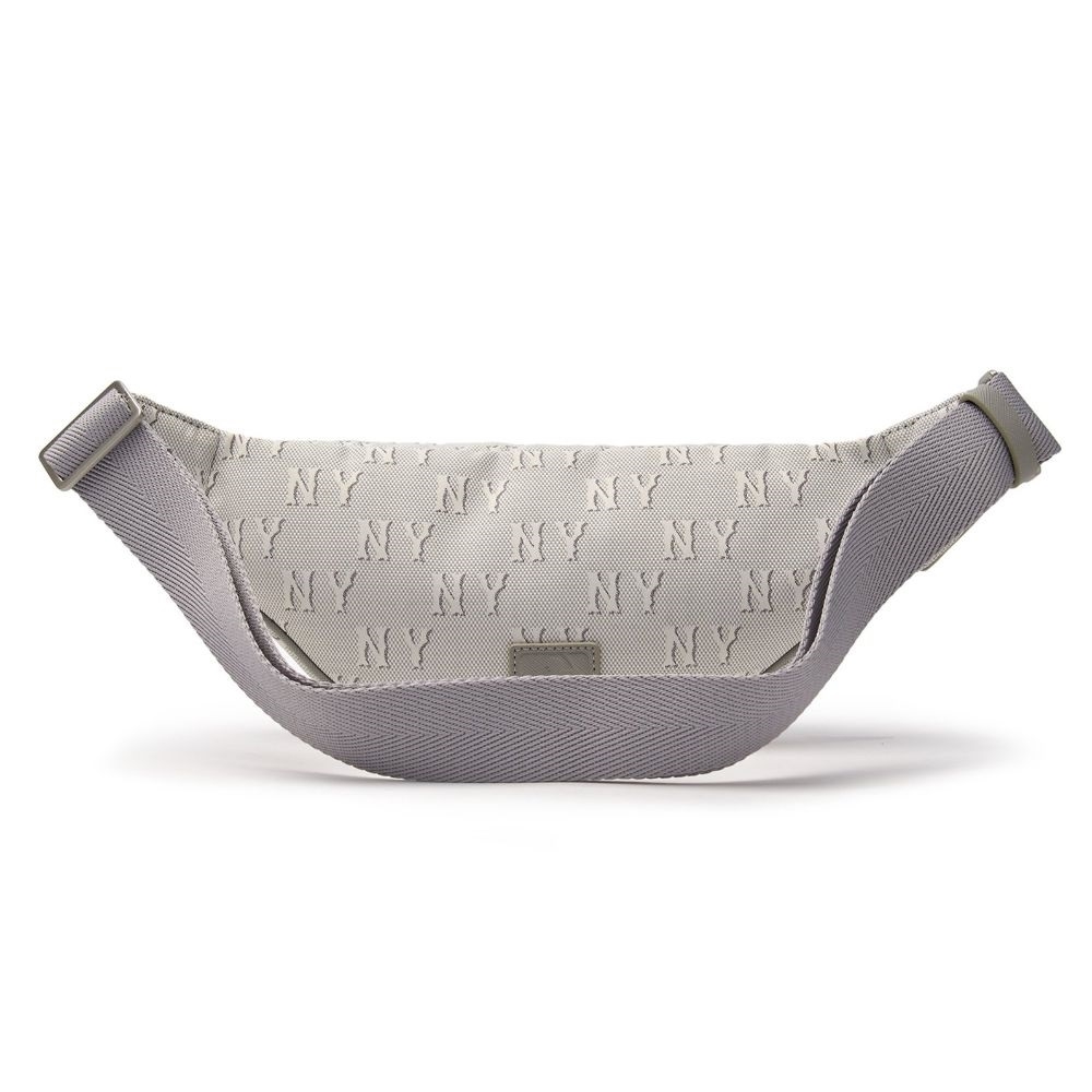 Túi MLB Korea Classic Mono Jacquard Hip Sack New York Yankees Grey