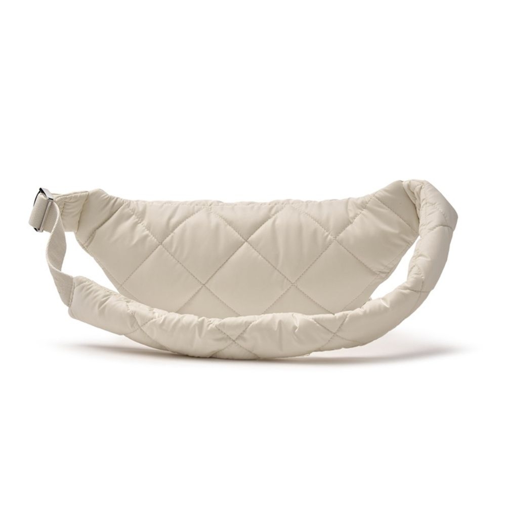 Túi MLB Korea Curve Padded Hip Sack Boston Red Sox Cream