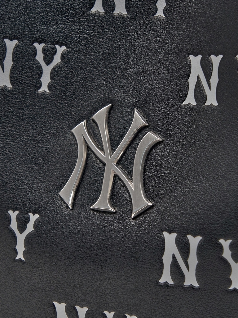 Túi MLB Classic Mono Embossed Bucket Bag New York Yankees Black