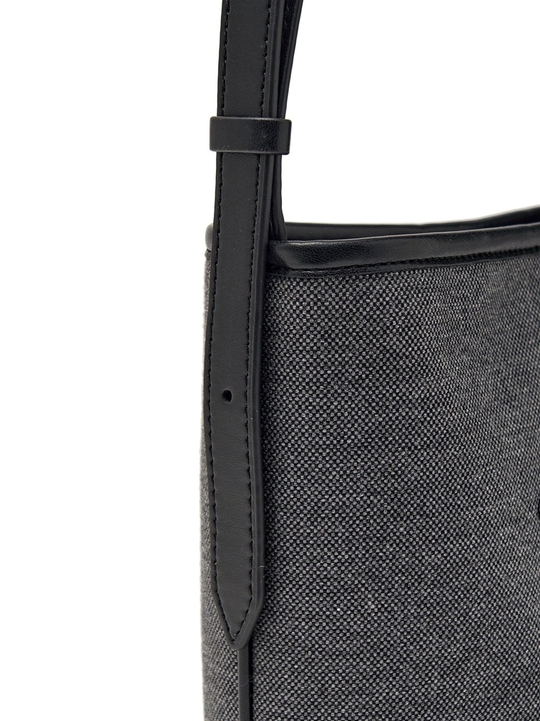 Túi MLB Basic Canvas Mini Bucket Bag New York Yankees Black