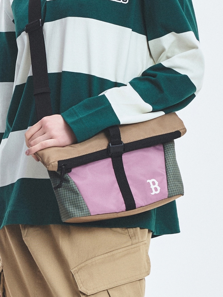 Túi MLB Basic Gofcore Crossbody Boston Red Sox Pink