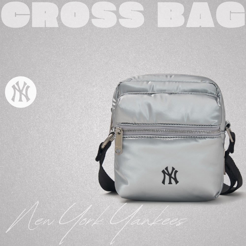 Túi MLB Korea Basic Luxle Leisure Crossbody New York Yankees Silver