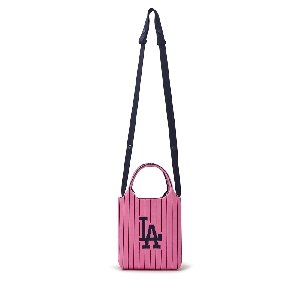 Túi MLB Korea Basic Big Logo Knit Crossbody LA Dodgers Pink