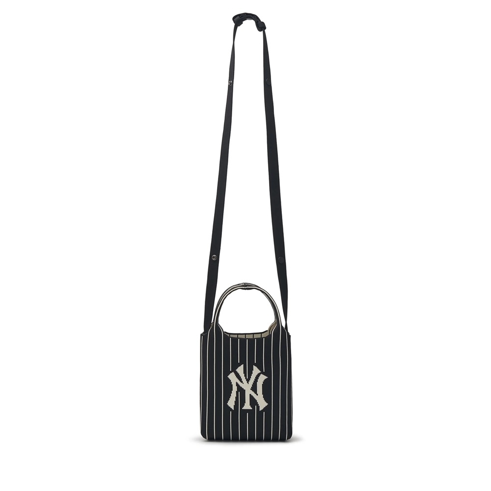 Túi MLB Korea Basic Big Logo Knit Crossbody New York Yankees Black