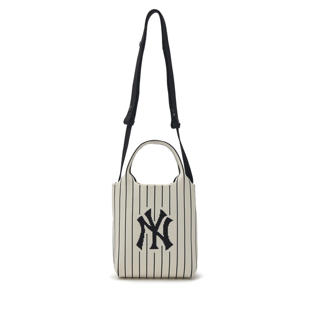 Túi MLB Korea Basic Big Logo Knit Crossbody New York Yankees Cream