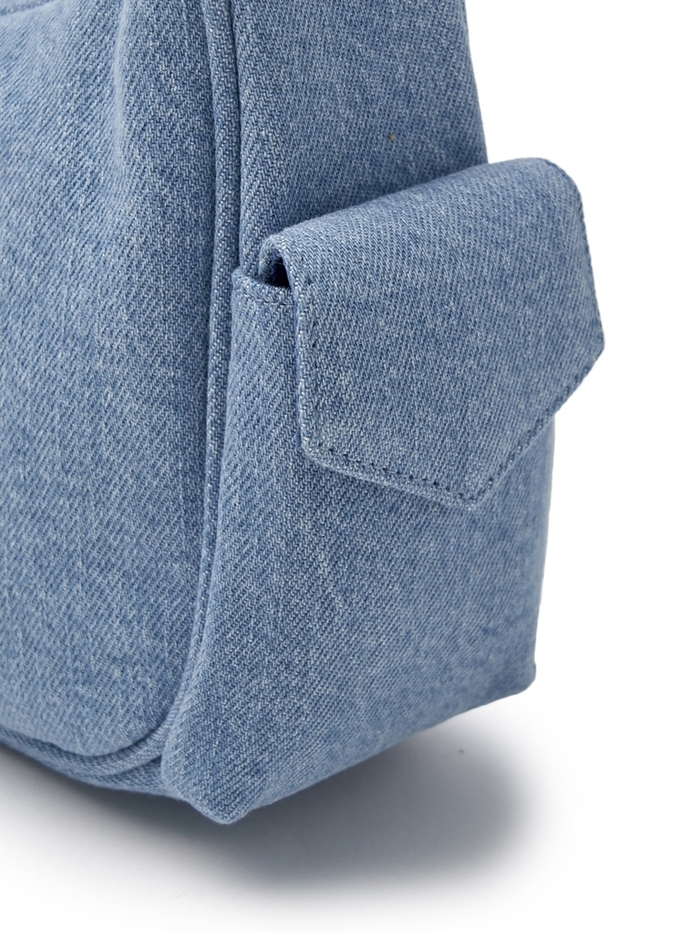 Túi MLB Korea [KIDS] Denim Hobo Bag New York Yankees Blue