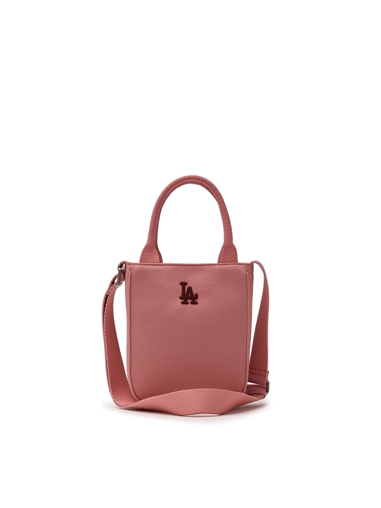 Túi MLB Korea Varsity Cursive Denim Mini Crossbody LA Dodgers Pink