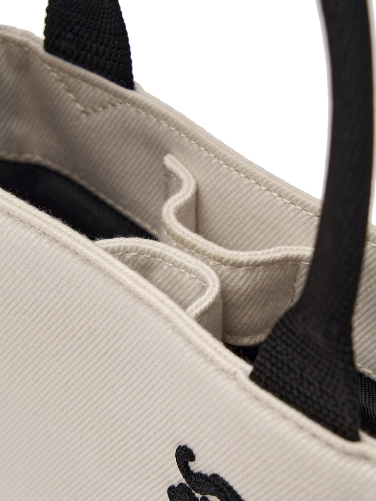 Túi MLB Korea Varsity Cursive Denim Mini Crossbody LA Dodgers Cream
