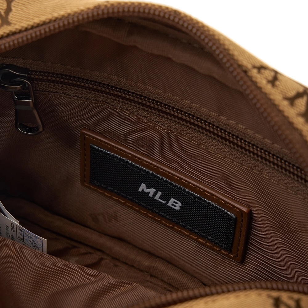 Túi MLB Korea [KIDS] Dia Mono Camera Bag New York Yankees Beige