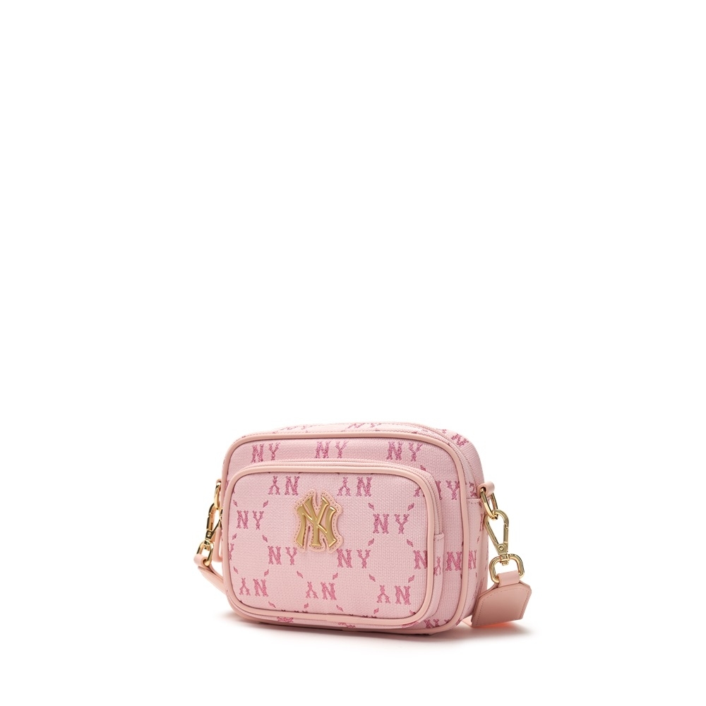 Túi MLB Korea [KIDS] Dia Mono Camera Bag New York Yankees Pink