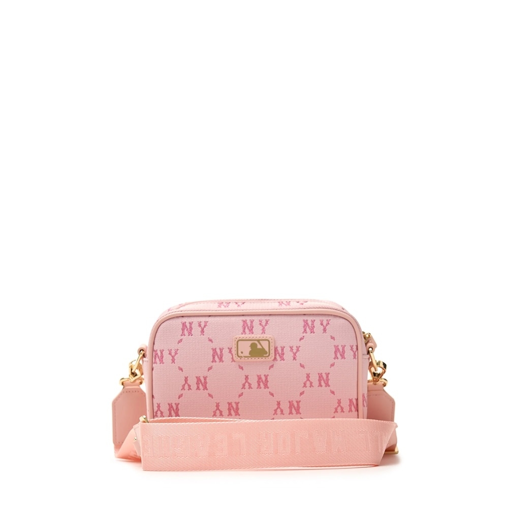Túi MLB Korea [KIDS] Dia Mono Camera Bag New York Yankees Pink