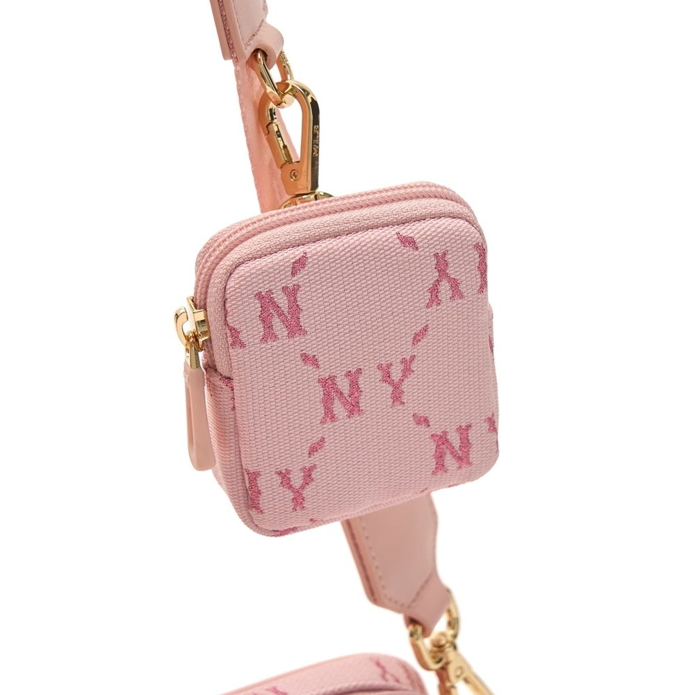 Túi MLB Korea [KIDS] Dia Mono Camera Bag New York Yankees Pink