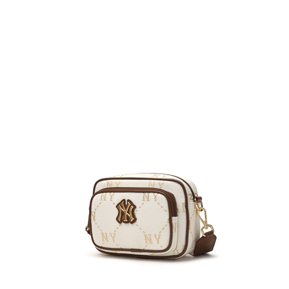 Túi MLB Korea [KIDS] Dia Mono Camera Bag New York Yankees Cream