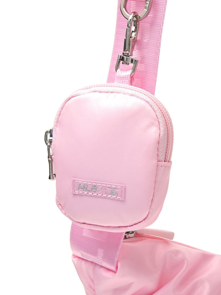 Túi MLB Korea Athleisure Shirring Hobo Crossbody Boston Red Sox Pink