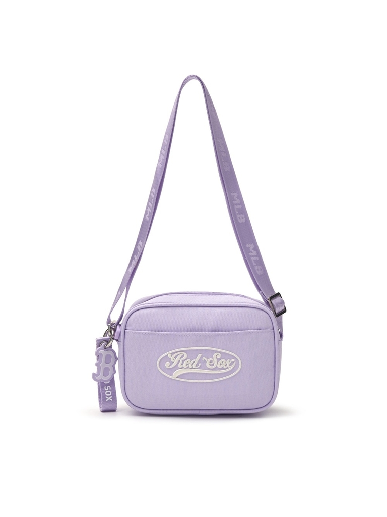 Túi MLB Korea Varsity Camera Bag Boston Red Sox Lavender