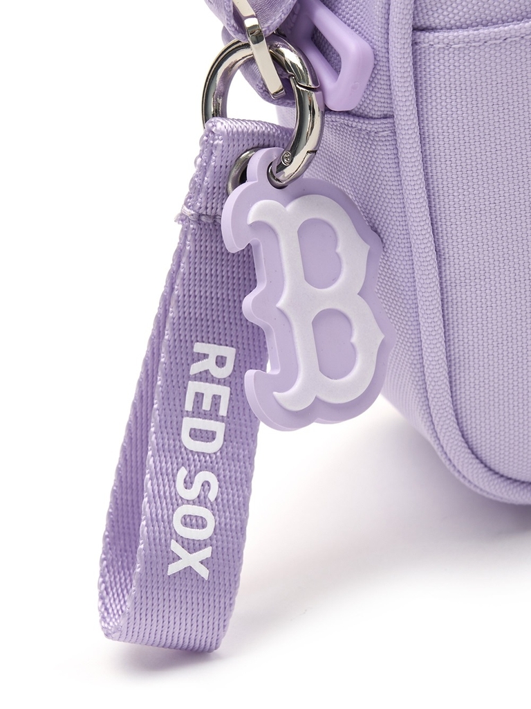 Túi MLB Korea Varsity Camera Bag Boston Red Sox Lavender