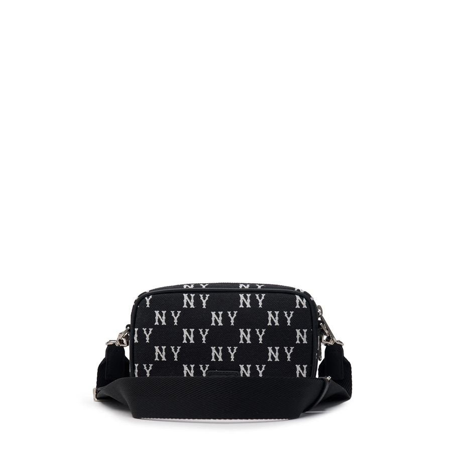 Túi MLB Korea Monogram Jacquard Mini Crossbody New York Yankees Black