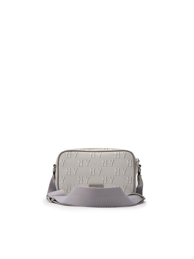Túi MLB Korea Classic Mono Jacquard Mini Crossbody New York Yankees Grey