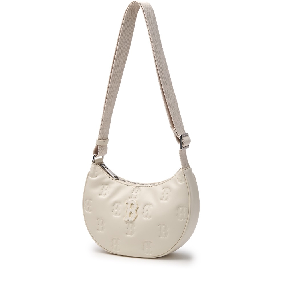 Túi MLB Korea Classic Mono New Embo Crossbody Boston Red Sox Cream