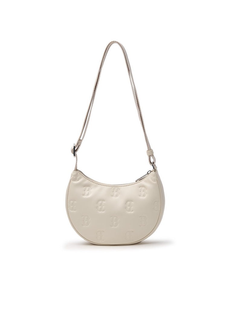Túi MLB Korea Classic Mono New Embo Crossbody Boston Red Sox Cream