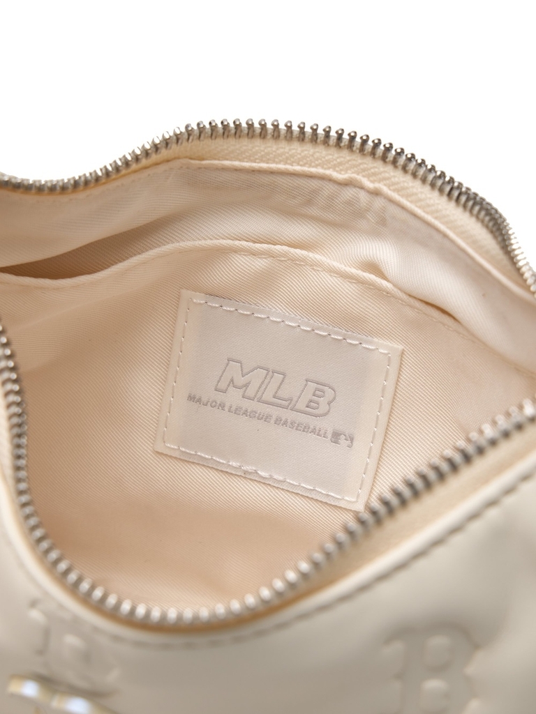 Túi MLB Korea Classic Mono New Embo Crossbody Boston Red Sox Cream