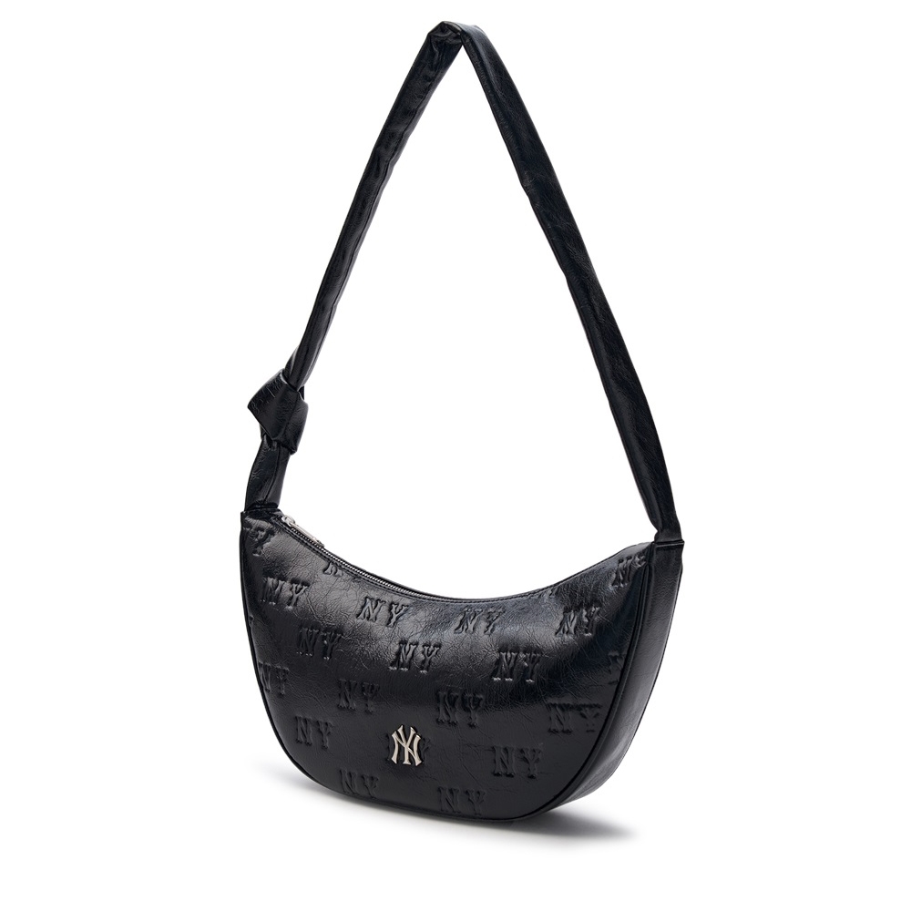 Túi MLB Korea Classic Mono Crack Embo Crossbody New York Yankees Black