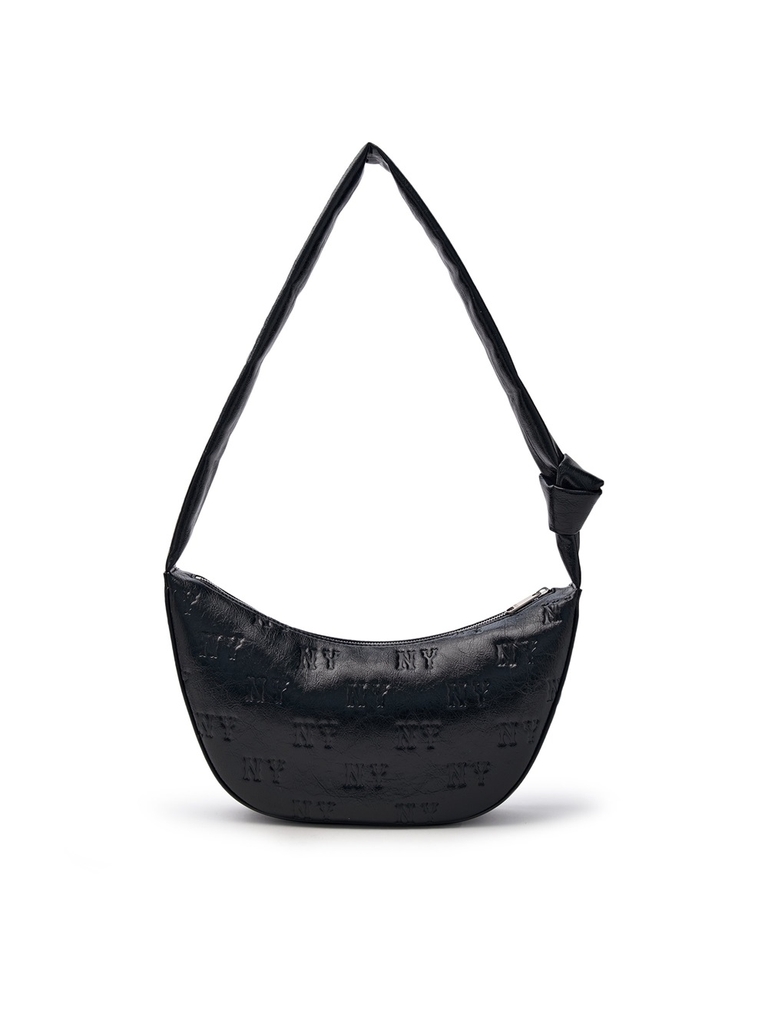 Túi MLB Korea Classic Mono Crack Embo Crossbody New York Yankees Black