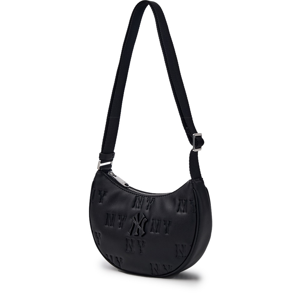 Túi MLB Korea Classic Mono New Embo Crossbody New York Yankees Black