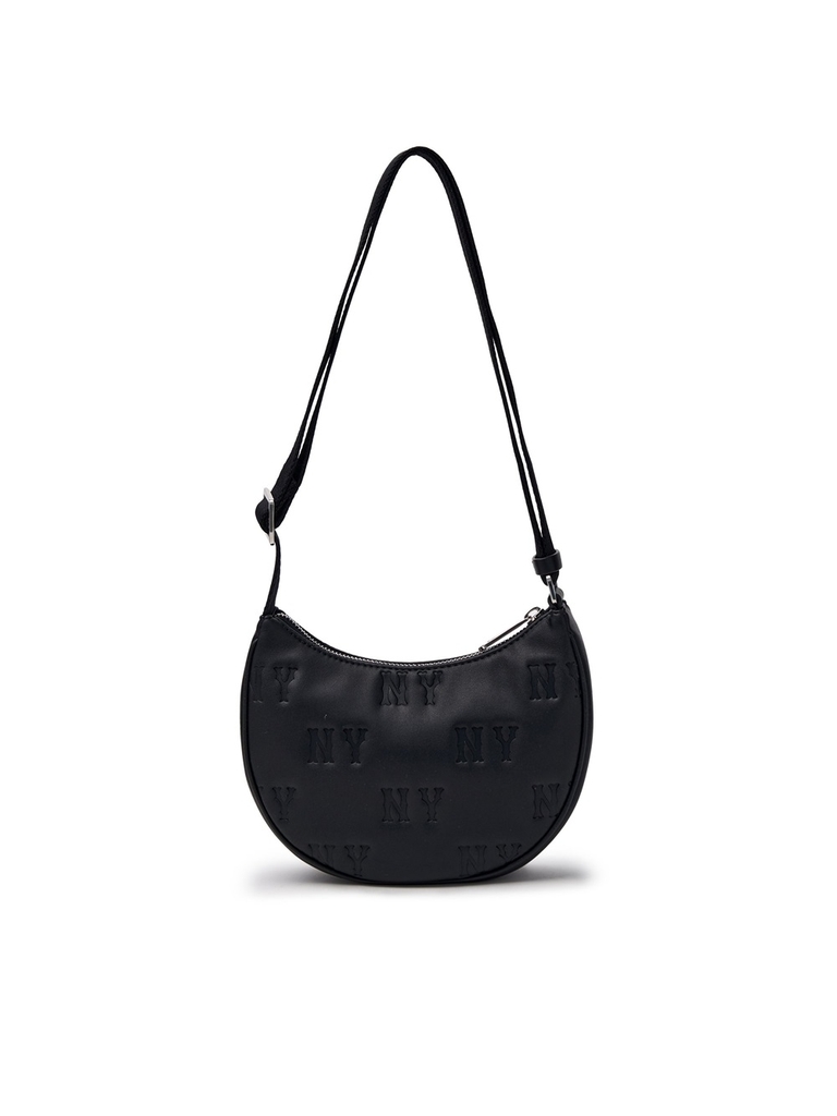 Túi MLB Korea Classic Mono New Embo Crossbody New York Yankees Black