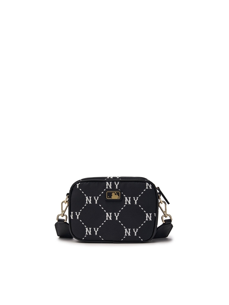 Túi MLB Diamond Monogram Camera Bag New York Yankees Black