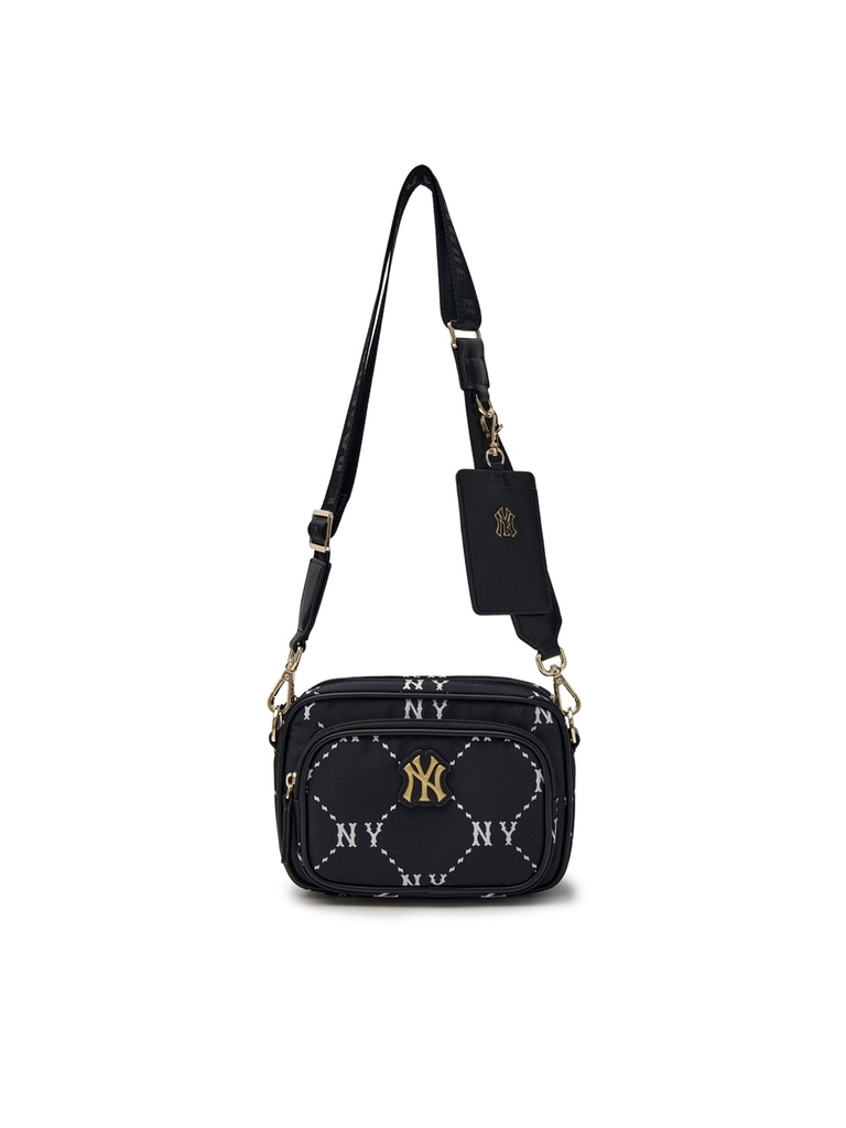 Túi MLB Diamond Monogram Camera Bag New York Yankees Black
