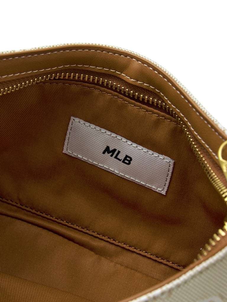 Túi MLB Classic Mono Jacquard Crossbody Boston Red Sox Beige