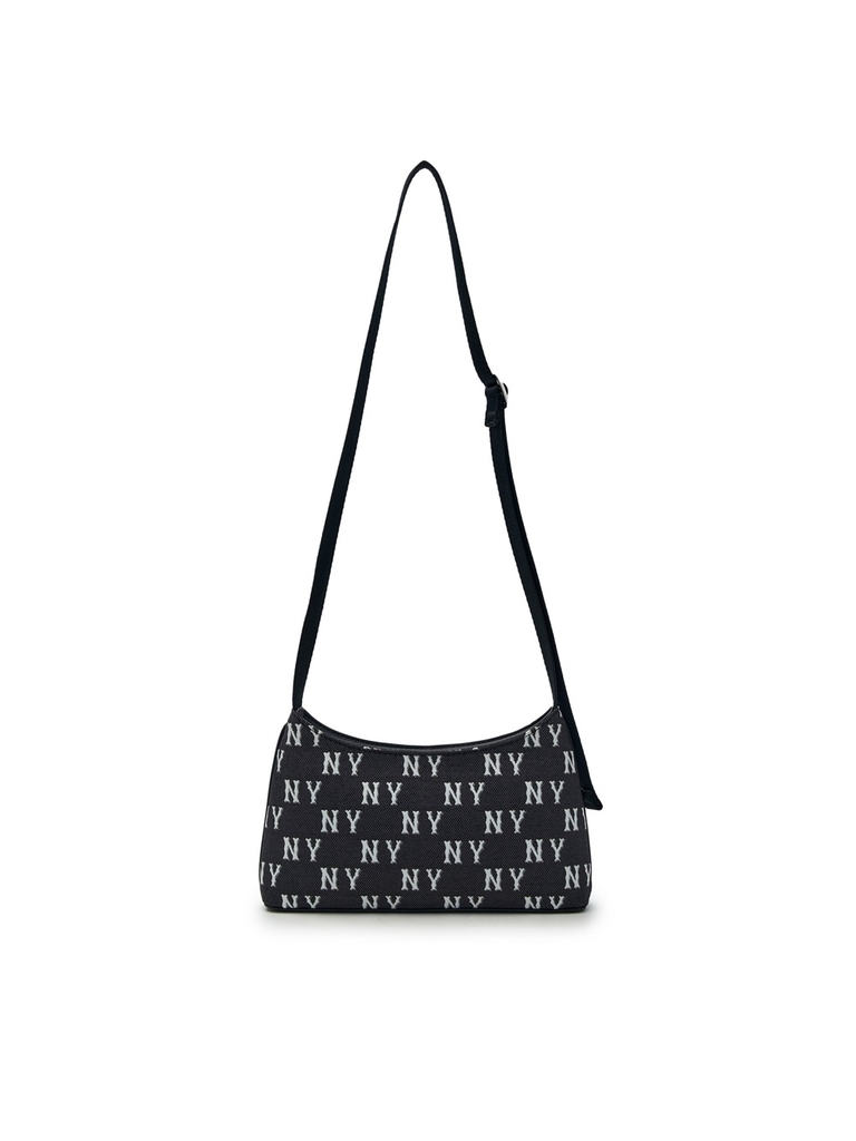 Túi MLB Classic Mono Jacquard Crossbody Bag New York Yankees Black