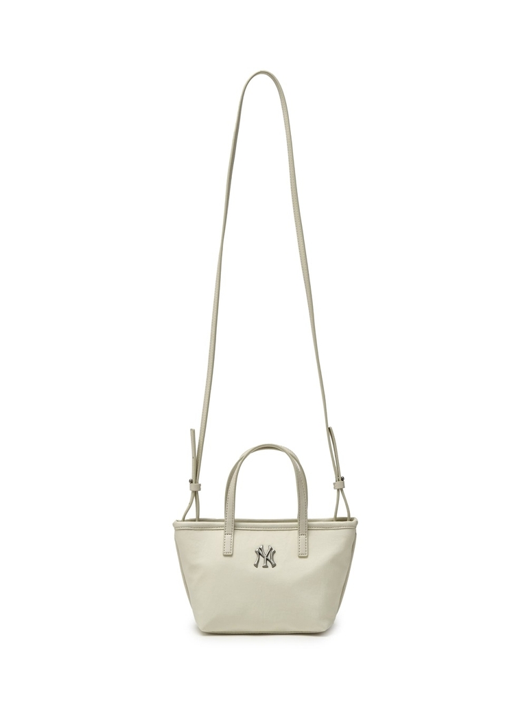 Túi MLB Basic Vintage Nylon Mini Crossbody Bag New York Yankees Ivory