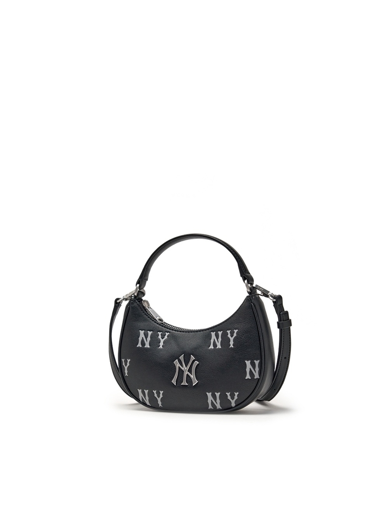 Túi MLB Classic Mono Embossed Mini Crossbody Bag New York Yankees Black