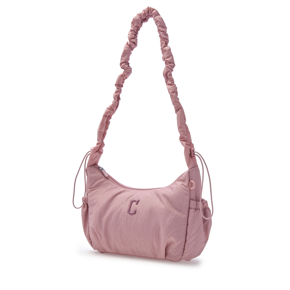 Túi MLB Basic Athleisure Hobo Bag Cleveland Guardians Pink [Karina PICK]