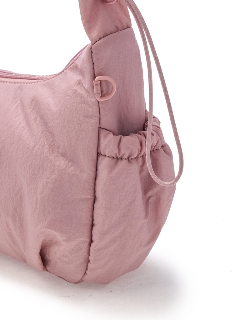 Túi MLB Basic Athleisure Hobo Bag Cleveland Guardians Pink [Karina PICK]