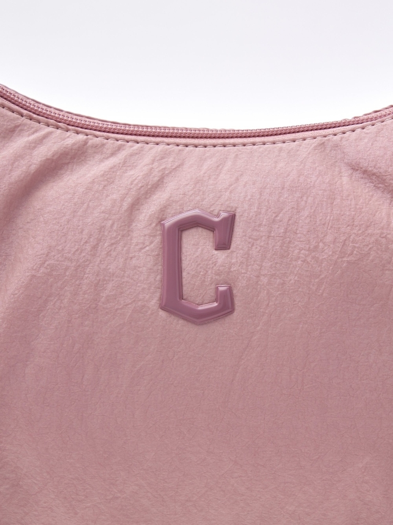 Túi MLB Basic Athleisure Hobo Bag Cleveland Guardians Pink [Karina PICK]