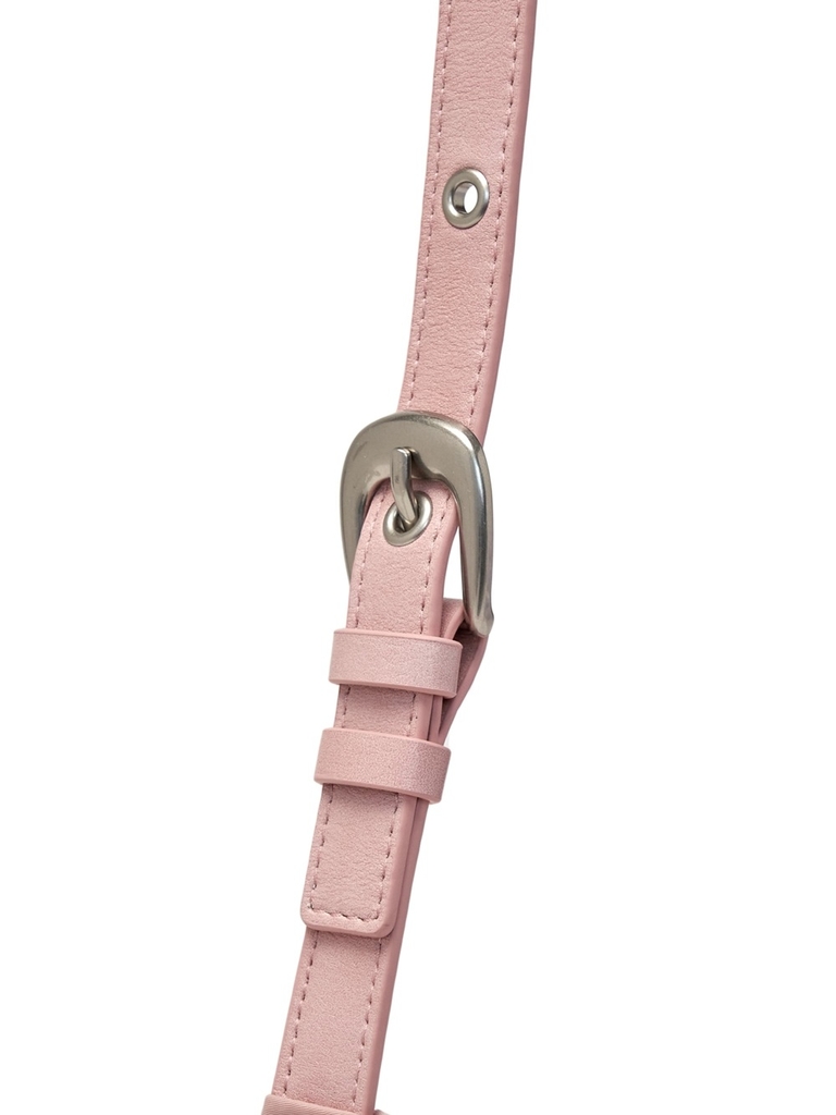 Túi MLB Basic Vintage Nylon Hobo Bag Boston Red Sox Pink [Karina PICK]