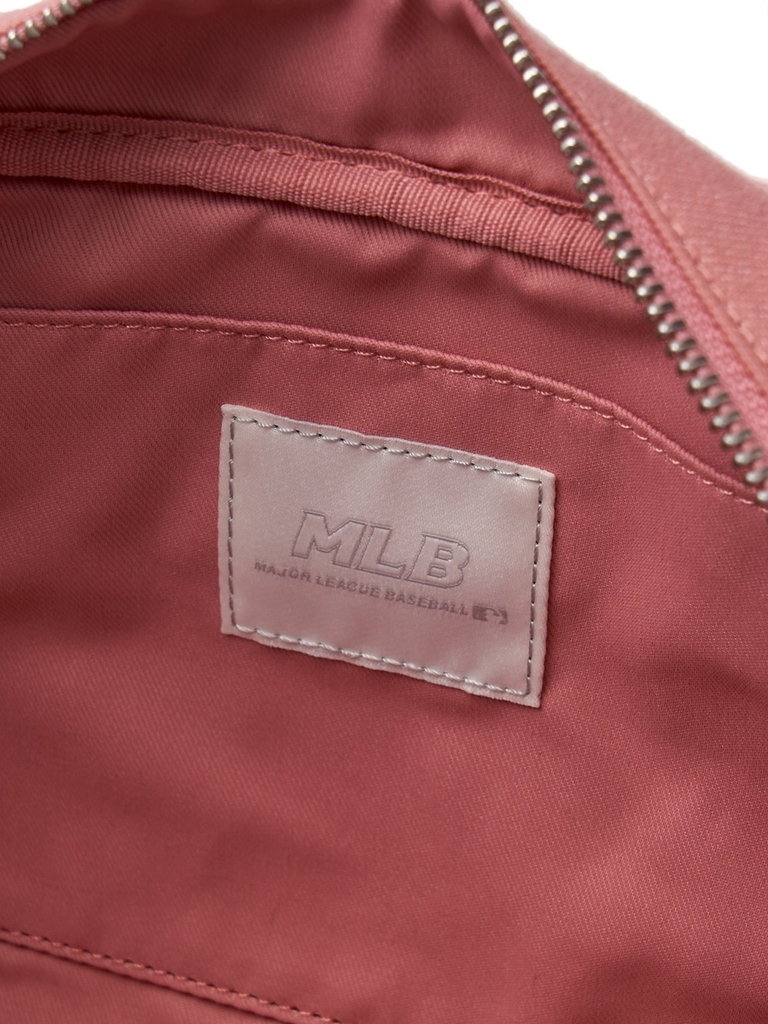 Túi MLB Korea Varsity Culsive Denim Shoulder Bag LA Dodgers Pink