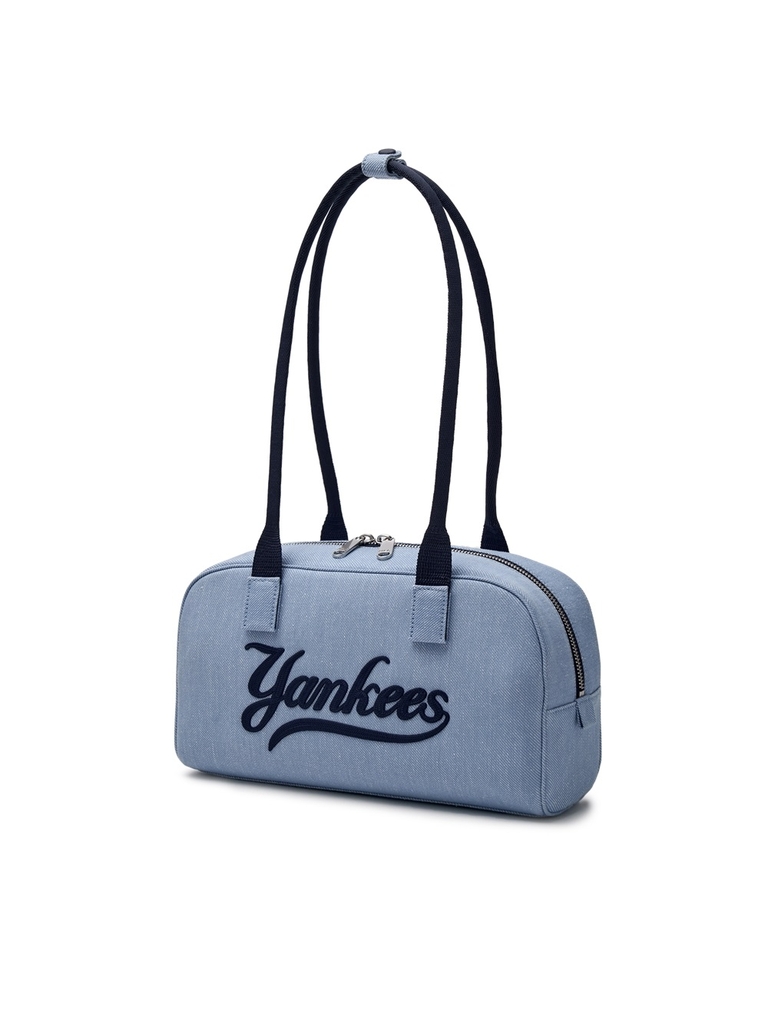 Túi MLB Korea Varsity Culsive Denim Shoulder Bag New York Yankees Indigo
