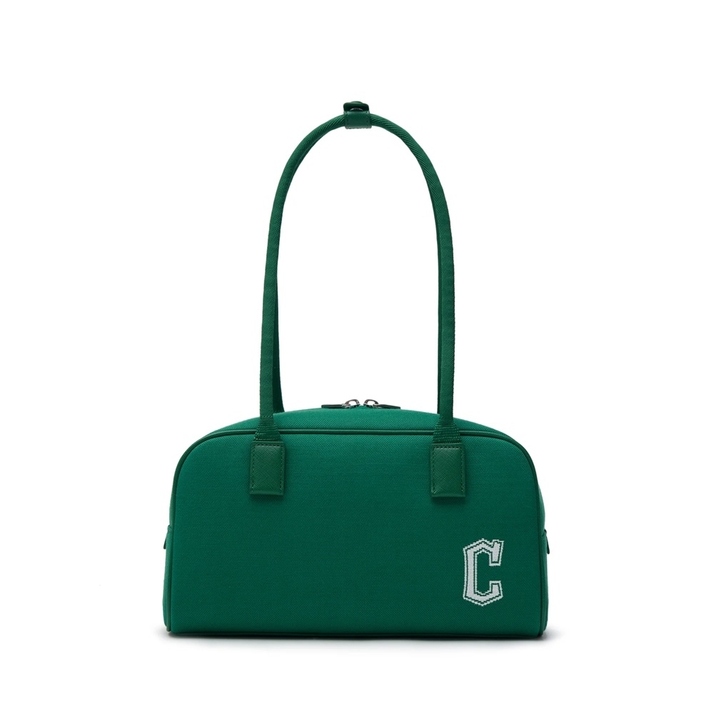 Túi MLB Korea Varsity Jacquark Square Shoulder Bag Cleveland Guardians Green