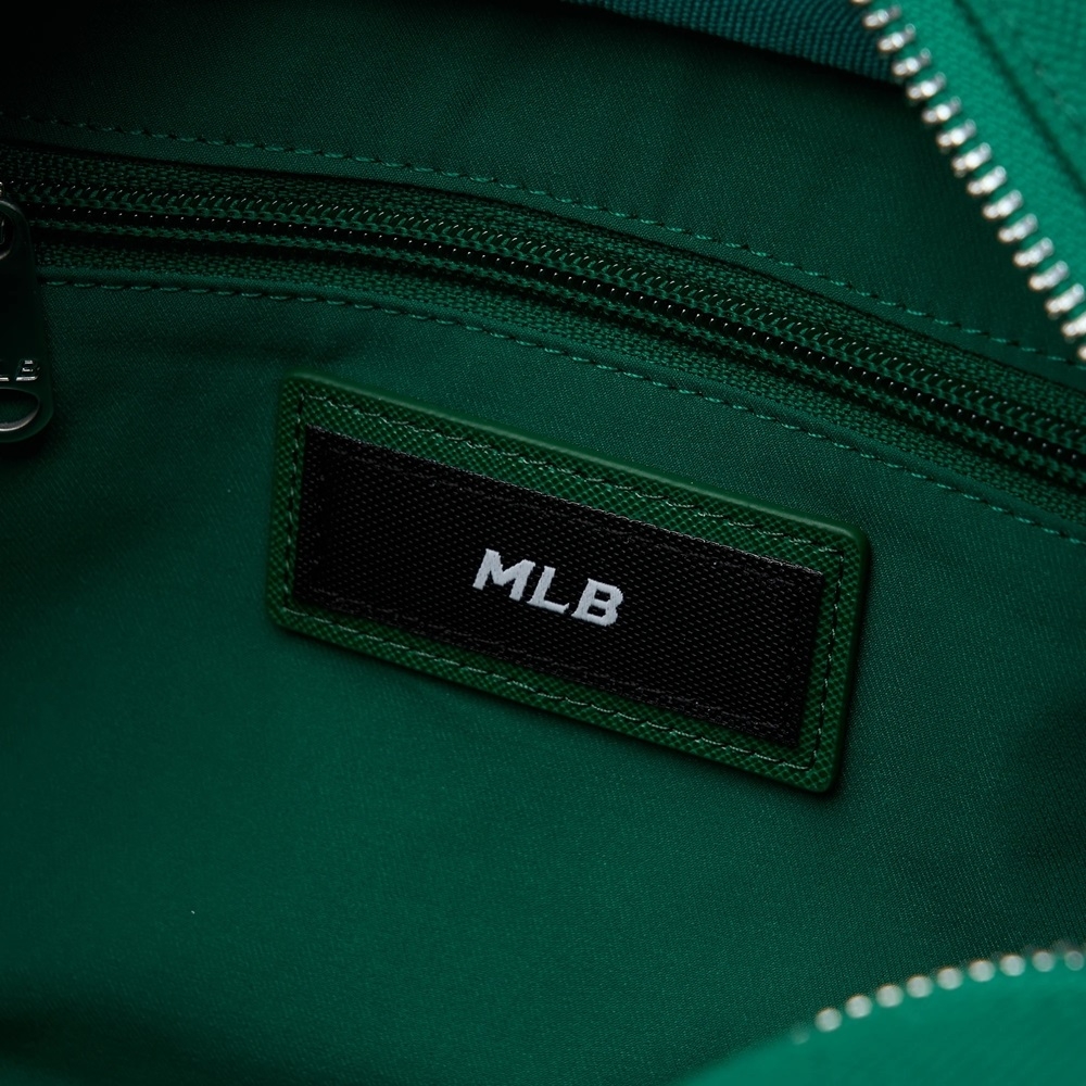 Túi MLB Korea Varsity Jacquark Square Shoulder Bag Cleveland Guardians Green
