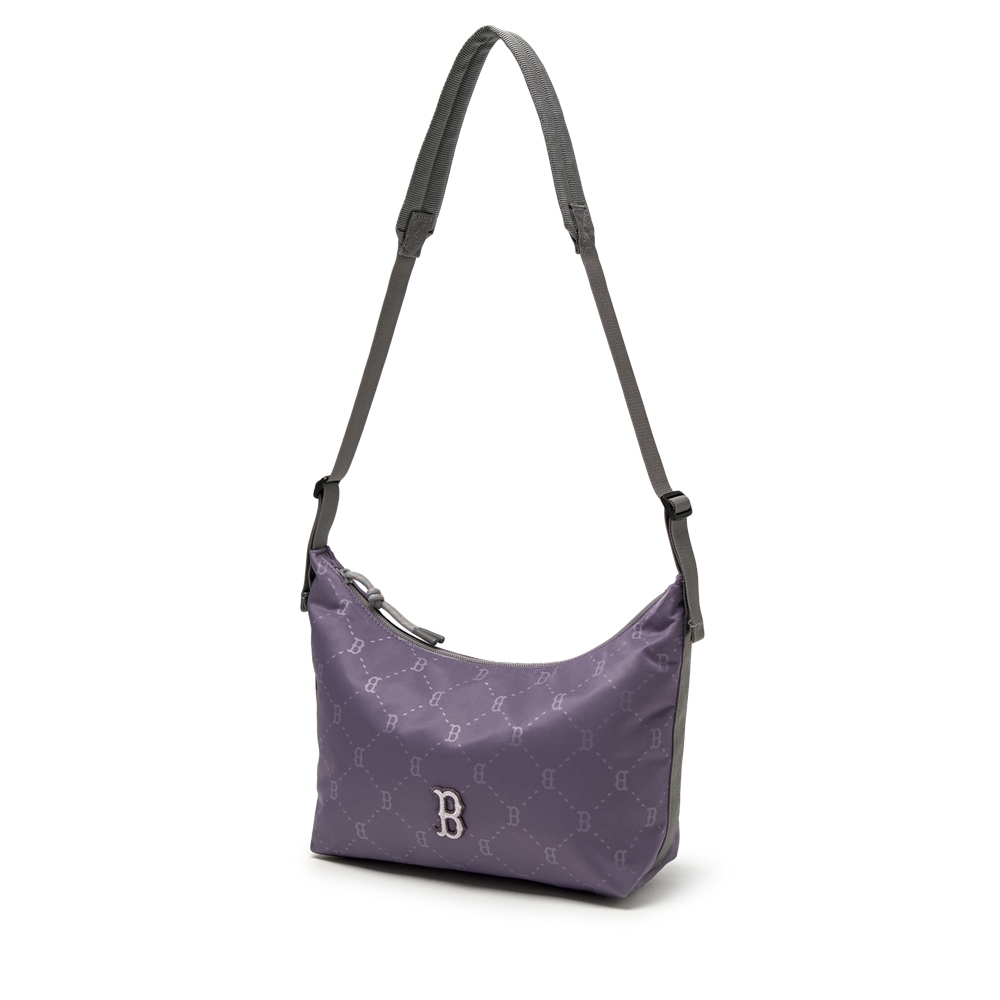 Túi MLB Dia Mono Sportive Hobo Bag Boston Red Sox Violet