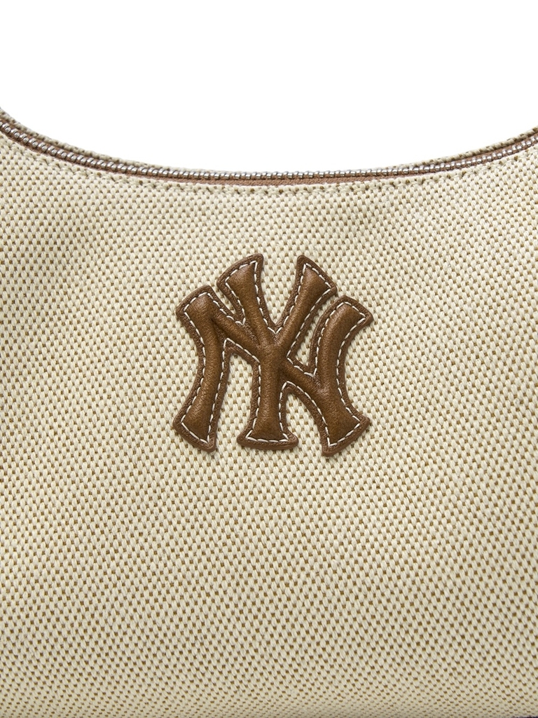Túi MLB Canvas Vintage Cargo Bag New York Yankees Cream