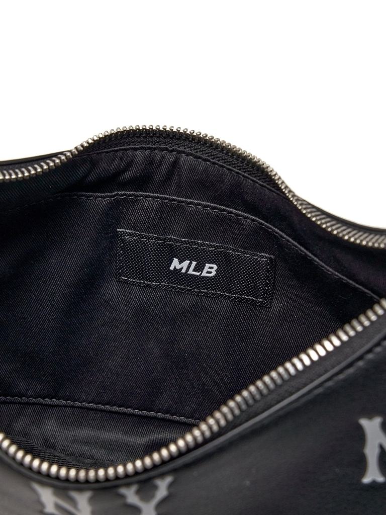 Túi MLB Classic Mono Embossed Hobo Bag New York Yankees Black