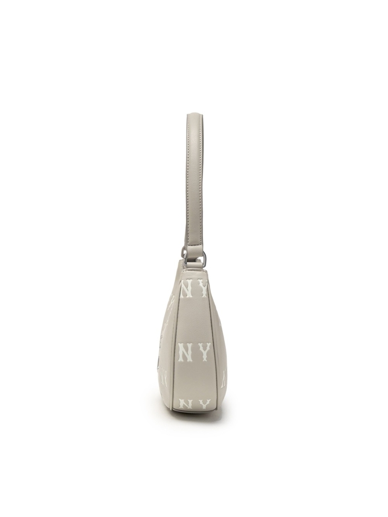 Túi MLB Classic Mono Embossed Hobo Bag New York Yankees Grey
