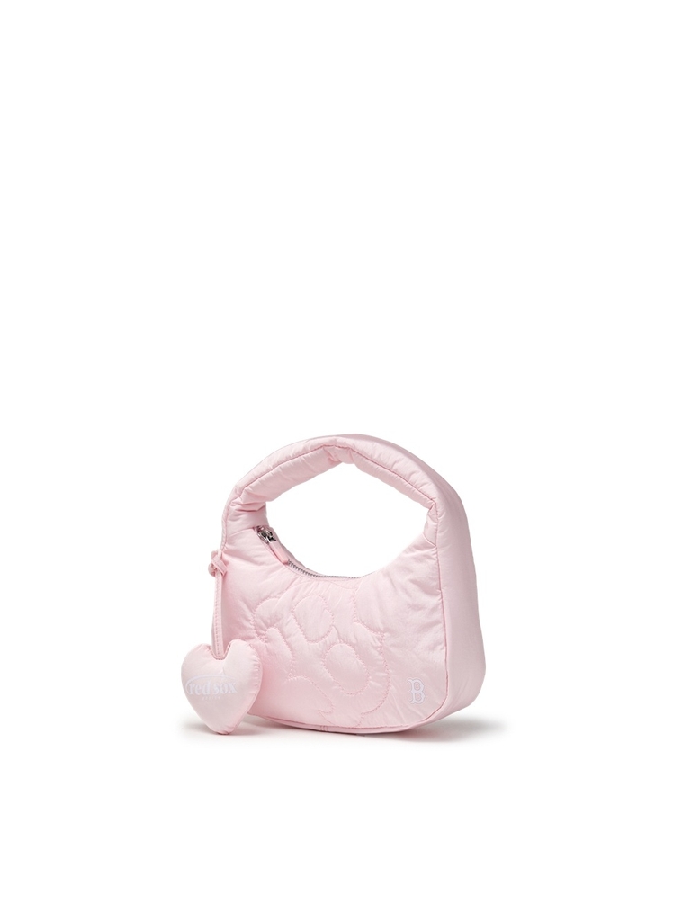 Túi MLB Basic Sporty Stitch Mini Hobo Bag Boston Red Sox Pink