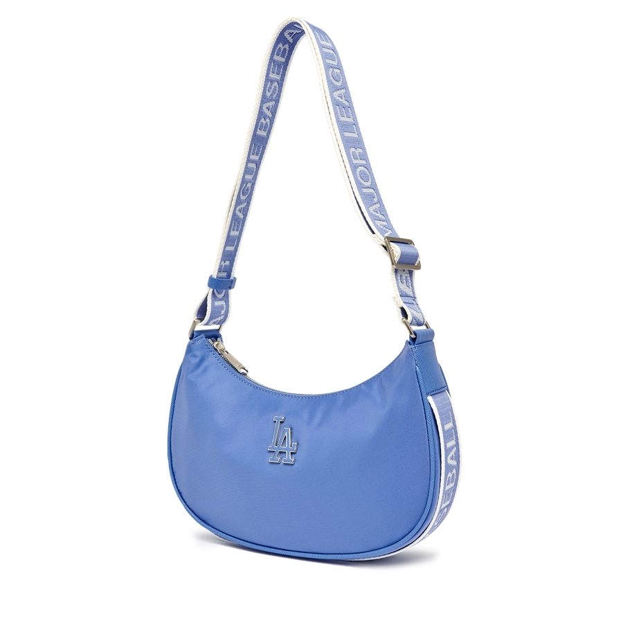 Túi MLB Basic Nylon Adjustable Hobo Bag LA Dodgers L.Cobalt Blue